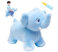 INPANY Cavallo a salto, giocattolo di elefante per bambini, in gomma gonfiabile per bambini, regalo di compleanno all'aperto per bambini di età compresa tra 2 3 4 anni.