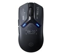 INPHIC IN10P Mouse Gaming Wireless, Mouse da Gioco per PC Tri-modale 2.4G/ USB-C cavo/Bluetooth, 60g Superleggero, 26K DPI, Sensore PAW3395, Polling 8 kHz, Completamente Programmabile, Nero