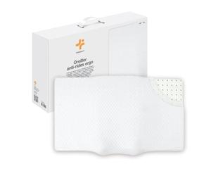 Inphysio® Cuscino Antirughe, Anti-Invecchiamento, Cuscino Ergonomico Cervicale, Cuscino Memory Foam, Cuscino per Cervicali Dolenti, Copertura a Doppia Faccia Rinfrescante/Riscaldante, 65 x 41 x 11 cm