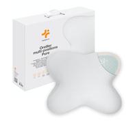 Inphysio® - Cuscino cervicale ergonomico - Cuscino in Memory Foam - Cuscino refrigerante in gel - Cuscino ortopedico multiposizione - Cuscino bifacciale, 53x43x12 cm - Bianco