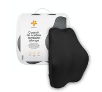 inphysio Cuscino di Supporto Lombare Allungato in Memory Foam per Auto, Ufficio, Viaggi - Cuscino Ergonomico con Tecnologia di Raffreddamento e Cinghie Regolabili - 45x41x10,5 cm