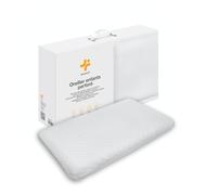 Inphysio® Cuscino per Bambini di 2 Anni, Memory Foam, Piatto, per Neonati, Tessuto in Bambù, Ipoallergenico, 50 x 30 x 5,5 cm