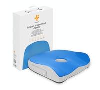 Inphysio® Cuscino Seduta Ergonomica, Cuscino Sedile Ortopedico, Cuscino Memory Foam, Cuscino per le Natiche, Cuscino Coccige, Cuscino per Sedia, Cuscino per Auto, Cuscino da Viaggio, 45 x 37 x 9 cm