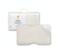 Inphysio® Duo Premium, Cuscino Ergonomico Cervicale, Cuscino Memory Foam, Cuscino Ortopedico, Cuscino per Cervicali Dolenti, Ipoallergenico, Altezza Regolabile, 60 x 35 x 12/10 cm