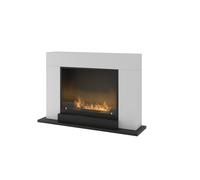 INPORTAL 2 - Biocamino Freestanding Da Pavimento Camino A Bioetanolo Bianco