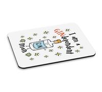 Input Am A Gindependent Uomo PC Computer Mouse Pad - Gin Independent Divertente