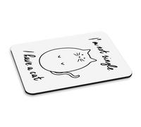Input ' M Non Singolo Hanno Un Gatto PC Computer Mouse Pad - Crazy Lady Animali