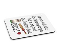 Input Might Effetto Come ' M Ascolto A Ti Cricket PC Computer Mouse Pad Papà