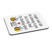 Input Might Effetto Come ' M Ascolto Api PC Computer Mouse Pad Miele Divertente