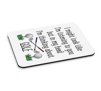 Input Might Effetto Come ' M Ascolto Golf PC Computer Mouse Pad Festa Del Papà