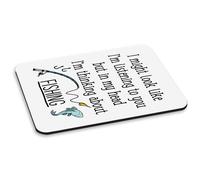 Input Might Effetto Come ' M Ascolto Pesca PC Computer Mouse Pad Festa Del Papà