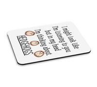 Input Might Effetto Come ' M Ascolto Ricci PC Computer Mouse Pad Crazy Lady