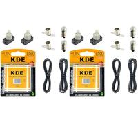 InputMakers Kit Scolastico iniziazione circuiti elettrici, Scuola, esperimenti scientifici per Bambini, Elettronica (Confezione da 2)