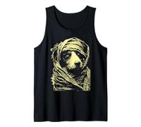 Inquietante Carino Australian Shepherd Spooky Halloween Mummia Cane Canotta