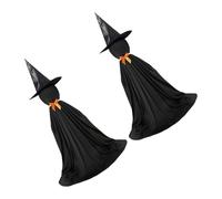 Inquietante Halloween Illuminato Fantasmi Decorazione Altezza Regolabile Per Portico Cortile Haunting Houses Impostazioni Partito LED Spectre Portico Decorazione Outdoor