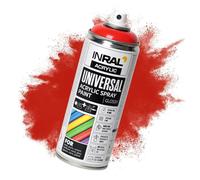 INRAL vernice acrilica aerosol RAL3020 rosso brillante 400 ml Int/Ext veloce