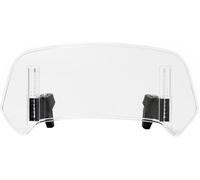 INRNT Parabrezza Moto Spoiler per Forza 125 250 300 Piaggio Beverly 400 2008-2023, Insonorizzato Deflettore Antivento per Parabrezza Moto Cupolino Spoiler,A/Transparent-L