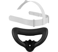 inRobert Cinghia per la Testa e Copertura per il Viso per Meta Quest 2, Kit di Accessori VR con Cinghia di Regolazione Sostitutiva e Imbottitura per il Viso Compatibile con Oculus Quest 2