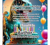 Ins"The Dinosaur's Birthday Party - Coloring Book"erir um título: Ins"The Dinosaur's Birthday Party - Coloring Book"erir um título