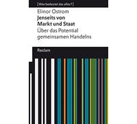 Insa Theesfeld Jenseits von Markt und Staat. Über das Potential gem (Tascabile)