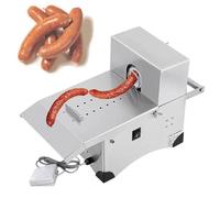 Insaccatrice elettrica for salsicce, insaccatrice automatica commerciale for salsicce, legatrice for budelli di salsicce in acciaio inossidabile, due modalità, diametro massimo 50 mm