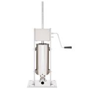 Insaccatrice Manuale Argento 5 L in Acciaio Inossidabile