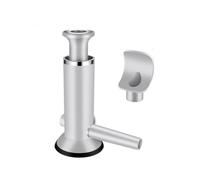Insaccatrice Manuale in Argento Set Accessori, PP e 304 Acciaio | Carne di Maiale e Budelli di Collagene, Uso Domestico o Banco Macelleria, Leggera e Liscia