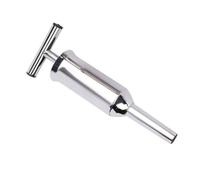 Insaccatrice Manuale per Salsicce in Acciaio Inox, Argento | Riutilizzabile e Facile da Pulire, per Carne Tritata e Preparazione Domestica in Cucina