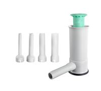 Insaccatrice Manuale Per Salsicce Insaccatrice for salsicce a pressione, macchina for orizzontale, strumento for la produzione di carne da cucina fatto in casa, accessori for insaccatrice(White1)