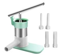 Insaccatrice Manuale Per Salsicce Insaccatrice for salsicce a pressione, macchina for orizzontale, strumento for la produzione di carne da cucina fatto in casa, accessori for insaccatrice(White2)