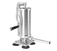 Insaccatrice Manuale per Salsicce, Macchina per Riempire Salsicce Verticale Manuale in Acciaio Inossidabile da 3 Litri con Tubo di Ripieno per Uso Commerciale e per Ristoranti