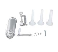 Insaccatrice per Salsicce Macchina da Manuale per Riempimento di Carne Orizzontale in Lega di Alluminio Macchina per Salsicce Manuale per Cuochi Domestici e Appassionati di 12