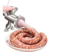 Insaccatrice per Salsiccia Tritacarne Manuale Macchina Riempitrice For Salsicce Domestica In Lega Di Alluminio Utensili Da Cucina A Manovella