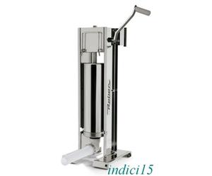 Insaccatrice Prof. INOX 2 velocità kg10 Verticale Reber NEW ingranaggi ACCIAIO