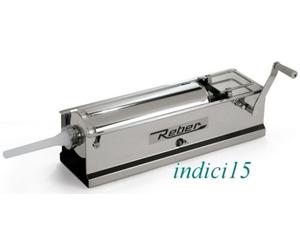 Insaccatrice Professional INOX 2 velocità kg. 8 Reber