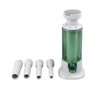 Insaccatrice verticale per salsicce Insaccatrice manuale verticale per salsicce con 4 ugelli in acciaio inossidabile per uso commerciale domestico Materiale PP premium (Verde)