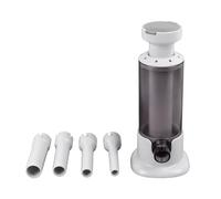 Insaccatrice verticale per salsicce Insaccatrice manuale verticale per salsicce con 4 ugelli in acciaio inossidabile per uso commerciale domestico Materiale PP premium (Marrone)