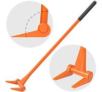 Insaga Buster per pallet da 110 gradi, strumento per la rimozione del bordo della piattaforma della maniglia interamente in acciaio, interruttore per pallet resistente, barra di leva multifunzionale