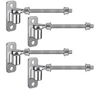 Insaga Cerniera per cancello a J Bolt da 25,4 cm e cerniera per montaggio a parete, cerniere per cancello in acciaio inossidabile 304, resistente, un pezzo senza saldatura, per fattoria, recinzione
