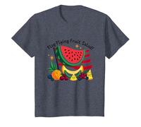 Insalata di Frutta Volante con Bandiera Maglietta, Bambini, Pervinca, 4 Anni