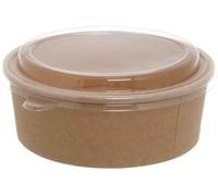 insalatiera 750ML 16X6C 48 PEZZI in cartoncino monouso Bio, con coperchio. SALAD BOWL take away food delivery usa e getta