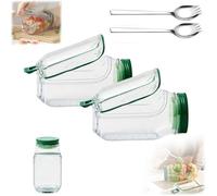 Insalatiera a strati verticali, design integrato, ciotola per insalata fresca, contenitore compatto e intelligente, contenitori portatili per mantenerla fresca, contenitore per il pranzo con custodia