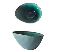 Insalatiera Ceramica Ciotola Insalata di Ceramica Vintage di Riso for La Casa di Risotti di Riso Vintage (Color : B)