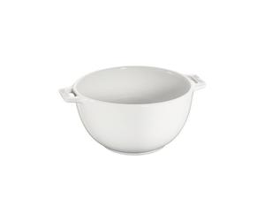 Insalatiera con Manico 18 cm Bianca in Ceramica