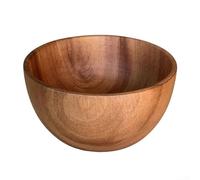 Insalatiera funzionale in legno per servire e cucinare con una finitura naturale (13 cm x 6 cm)
