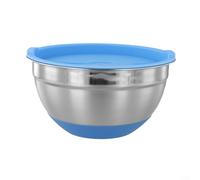 Insalatiera in acciaio inox di alta qualità con base in silicone per una maggiore funzionalità (20 cm)