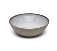 insalatiera in Melamina Centro tavola Renna Bianca Grande Ø 31xh8 cm certificato per l'uso alimentare colore Bianco Sabbia bianco