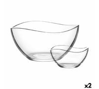Insalatiera LAV 1226 Cristallo 310 ml 1,88 L Insalatiera 7 Pezzi [2 Unità]