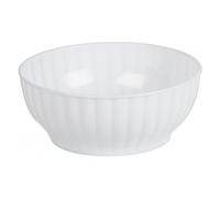 Insalatiera Plastica (22cm) costolata SSS HO.RE.CA. Bianco 50 22 BIM