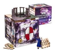 INSCAPE Cluebox Stonehenge's Legacy puzzle in legno 3D interattivo con meccanismi segreti, vivi il gioco Escape Room, ideale per gli appassionati di enigmi e gli adulti, scatola puzzle, regalo